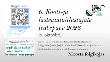 6.Kooli-ja lasteaiatoitlustajate teabepäev 2026